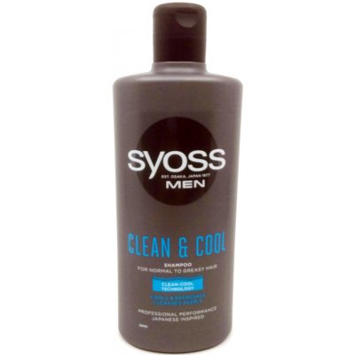 Syoss Men Clean & Cool šampón 440 ml