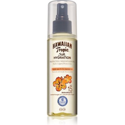 Hawaiian Tropic Silk Hydration opaľovací olej na tvár a telo SPF30 150 ml