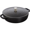Staub Kastról so samopodlievacou pokrievkou 24 cm 2,4l čierny