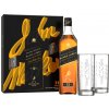 Johnnie Walker Black Label 12y +2 poháre 40% 0,7l GB