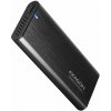 AXAGON kovový box na M.2 NVMe SSD SUPERSPEED+ / EEM2-SB2 / USB-C 3.2 Gen 2 / kábel 20cm