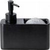 Wenko Dávkovač saponátu s miestom na hubku Resa, čierna