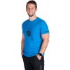 Northfinder pánske outdoorové tričko z organickej bavlny FRANZ blue