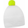 Čiapka Contrasting Winter Hat , white/white Farba: White/Neon Yellow