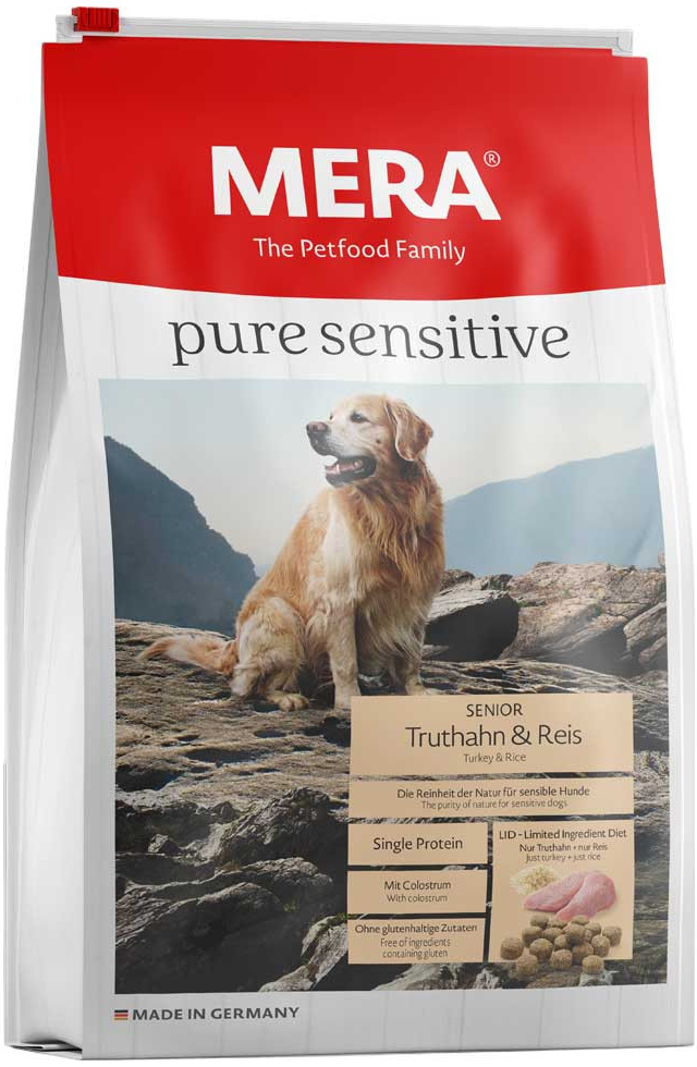 Mera Pure Sensitive Senior Truthahn & Reis 12,5 kg