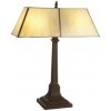 Vitráž lampa do pracovne WHITE 50*Ø40