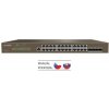 Tenda TEG5328F Gigabit L3 Managed Switch, 24x RJ45 1Gb/s, 4x SFP, STP, RSTP, MSTP, IGMP, VLAN, Rack