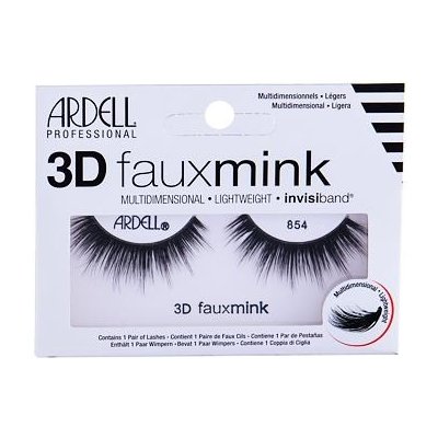 Ardell 3D Faux Mink 854 vícevrstvé umělé řasy odstín Black