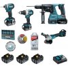MAKITA DLX4195JX1 Akumulátorová sada náradia Li-Ion 18V