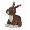 Nicotoy: Sedací plyšový zajac - 23 cm, hnedý
