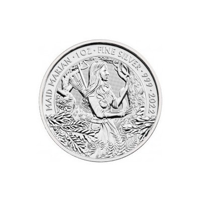 The Royal Mint strieborná minca minca Mýty a legendy - Maid Marian 2022 1 Oz