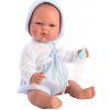 Asi Bábika bábätko Oli 30cm, v modrom overale s fľaštičkou