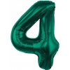Godan Fóliový balón číslo 4 tmavozelené 85 cm