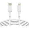 Belkin BOOST CHARGE™ Lightning/USB-C kábel, 1m, biely