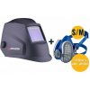 Set zváracia kukla MOST ARCHON black + Polomaska GVS Elipse P3 RD SPR377 veľkosť S/M