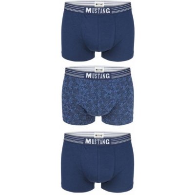 Mustang boxerky 4156-1003 Retro A'3 navy-print-navy