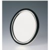 Oválny kovový fotorámik 10x15 BRASIL strieborný