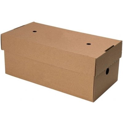 Nideko Takeaway double burger box | 24,4x12,2x10,2cm | hnedý |