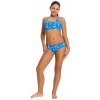 Modibodi dievčenské menštruačné plavky Teen Smileyworld Bikini Boho Botanical Blue spodný diel