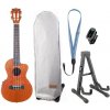 Mahalo Electric-Acoustic Tenor Ukulele SET Vintage Natural Tenorové ukulele