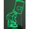 Beling 3D lampa,Bart Simpson, 7 farebná S514DD