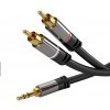 PREMIUMCORD Kábel PREMIUMCORD, Jack 3.5mm-2xCINCH M/M 1,5m kjqcin015