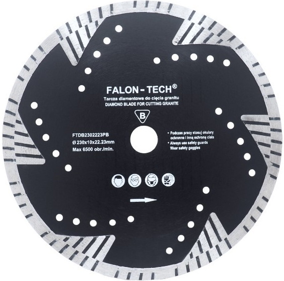 Falon-Tech Diamantový kotúč rezný na gres a dlažbu 230x22,3mm