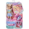 Mattel Barbie DREAM BESTIES na kolečkových bruslích Malibu JFX96