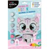 3D figúrka na maľovanie podľa čísel MAČIATKO pastelová Kidea