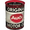 Donga Plechová pokladnička barel: Audi Original Motor Oil