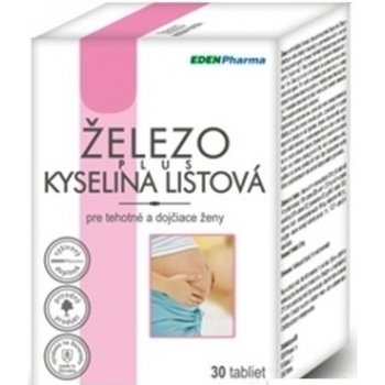 EdenPharma Železo + Vitamín C 30 tabliet