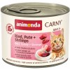 Animonda Carny Adult hovädzie morčacie krevety vlhké krmivo pre mačky 200g