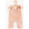 Dojčenské mušelínové zahradníčky New Baby Comfort clothes ružová, veľ. 74 (6-9m)