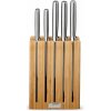 Súprava nožov so stojanom 5 ks z nehrdzavejúcej ocele Elevate Bamboo – Joseph Joseph