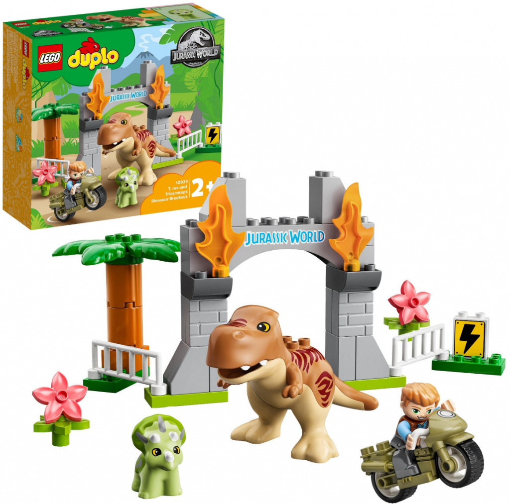 LEGO® DUPLO® 10939 T-rex a Triceratops na úteku od 36 € - Heureka.sk