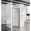 RAVAK Pivot PDOP2 Sprchové dvere do niky/roh.kút 100x190 Profil BLACK s.Číre + vešiak 03GA0300Z1
