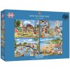 Puzzle Gibsons Puzzle Kiež by si tu bol 4x500 dielikov (G5059)