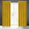 Luxusný zlato žltý zamatový záves dlhý Dĺžka: 270 cm