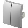 Tlačidlo sériové, strieborná, EKONOMIK, TE11ES-U - dopredaj