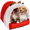 VIANOČNÝ PELIEŠOK pre zvieratá MAČKA PES Vankúš MÄKKÝ Mikuláš 40x40