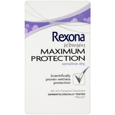 Rexona Woman Maximum Protection Sensitive Dry Deostick - Tuhý dámsky deodorant 45 ml