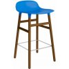 Normann Copenhagen Form 65 cm bright blue / walnut