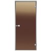 pelicantravel.com s.r.o. Dvere do parnej sauny HARVIA, ALU rám bronze 7x19