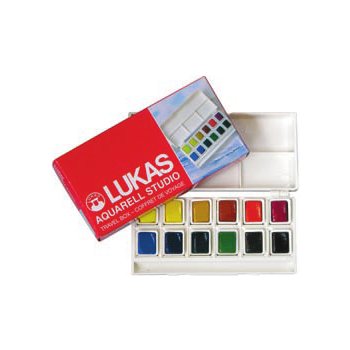 Akvarelové farby LUKAS STUDIO 12x5ml sada plastový box od 9,99 € -  Heureka.sk