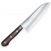 Suncraft Santoku SENZO CLAD japonský kuchársky nôž 16,5 cm - farba drevo