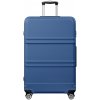 Cestovný kufor na kolieskach Kono Horizontal Design XL - 141 L - navy