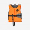 DECATHLON Penová záchranná vesta 100 N 100LJ Easy oranžovo-sivá >80 kg