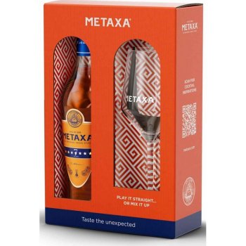 Metaxa 7* 40% 0,7 l (darčekové balenie 1 pohár)