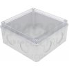Tracon Montážna krabica transparentná 150x150x70mm IP55 MED15157T