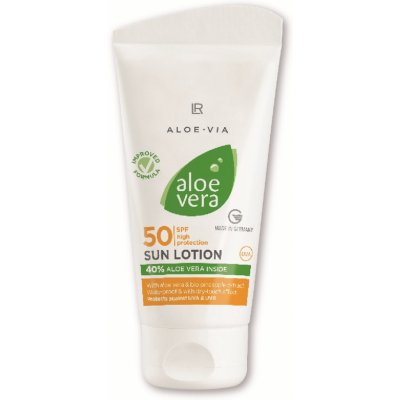 LR health & beauty Opaľovacie mlieko Aloe Vera Sun SPF 50 (Sun Lotion) 75 ml